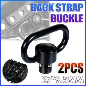 2PCS for Rifle Slings QD Sling Quick Detach  Flush Push Button Swivel Mount