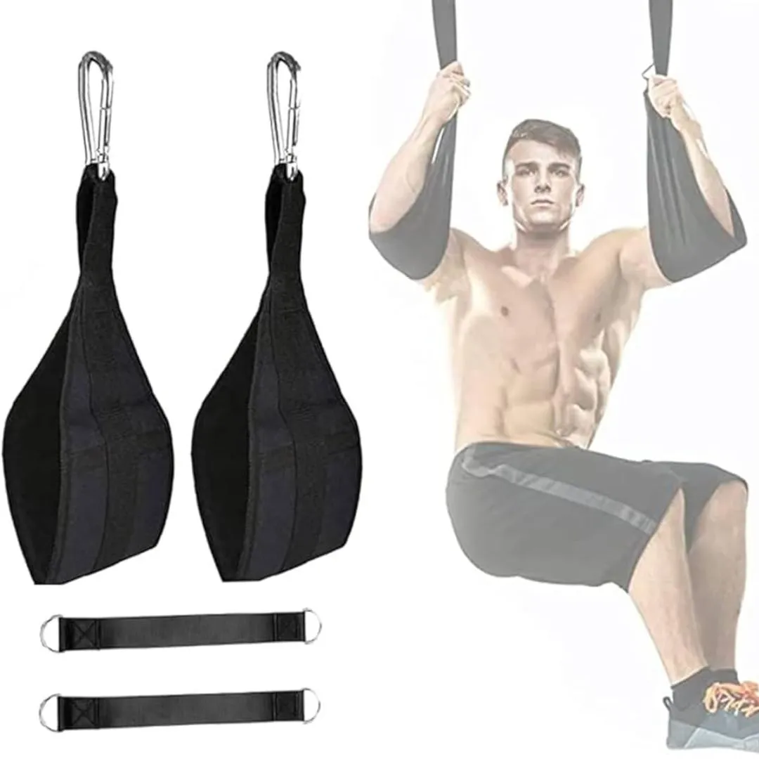 Abdominal Fitness Sling Straps for Hanging Pull-Ups, Home and Gym