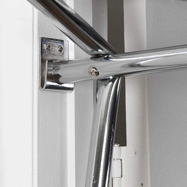 Adjustable Mount Doorway Pull Up Bar Forearm Back Shoulder Training