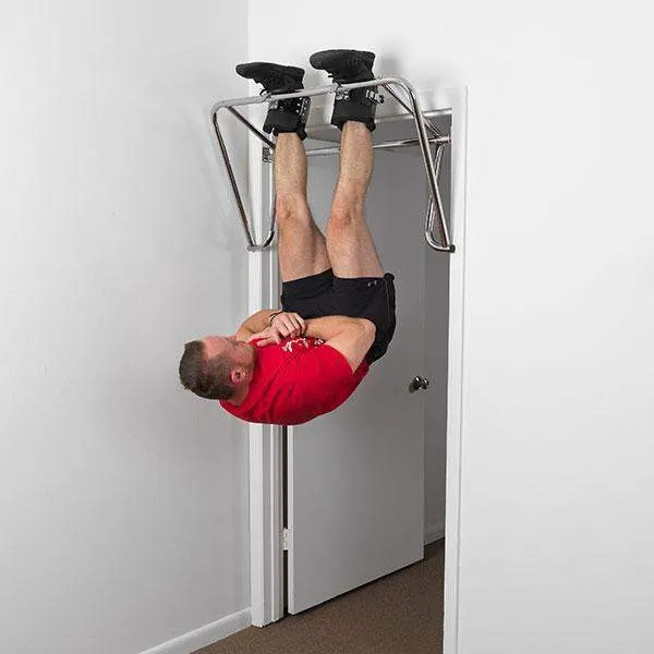 Adjustable Mount Doorway Pull Up Bar Forearm Back Shoulder Training