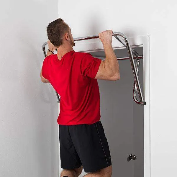 Adjustable Mount Doorway Pull Up Bar Forearm Back Shoulder Training