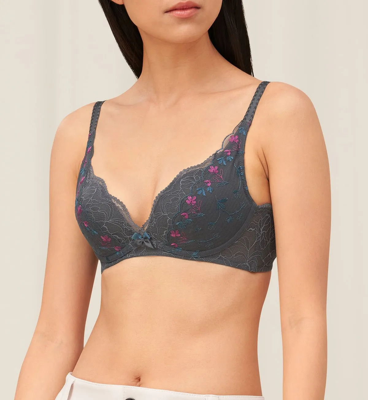 Aqua Carnival DEEP V NON-WIRED PUSH UP BRA