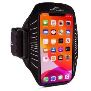 Armpocket Racer Edge, thin armband for iPhone 14/13/12/11/11 Pro/11 Pro Max, Galaxy Note 10/S20/S10  and other full-screen devices - SAVE 20%