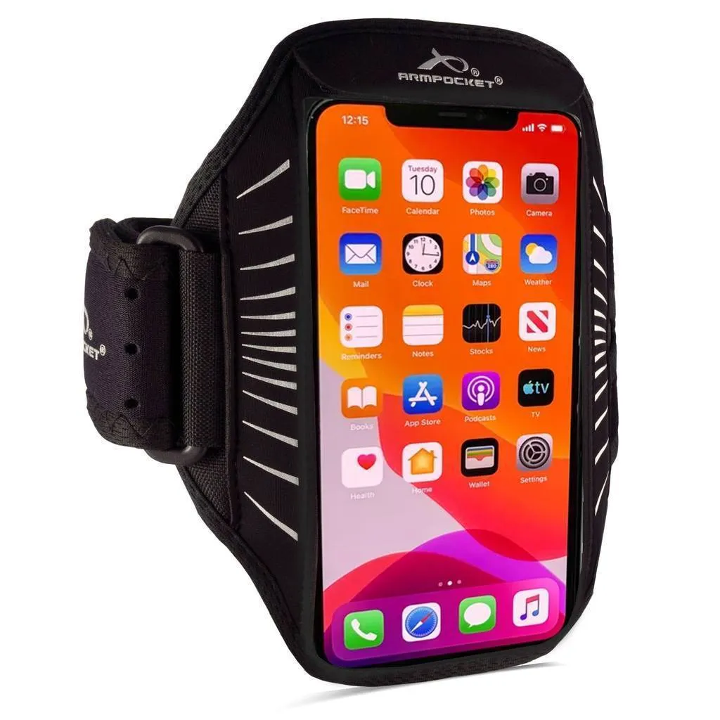 Armpocket Racer Edge, thin armband for iPhone 14/13/12/11/11 Pro/11 Pro Max, Galaxy Note 10/S20/S10  and other full-screen devices - SAVE 20%