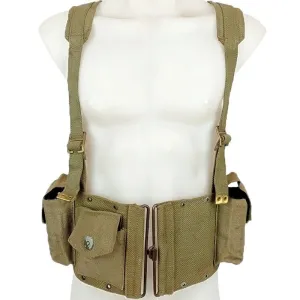 Belgian Army Canvas BAR Webbing Set