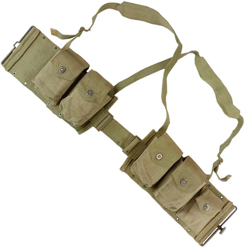 Belgian Army Canvas BAR Webbing Set