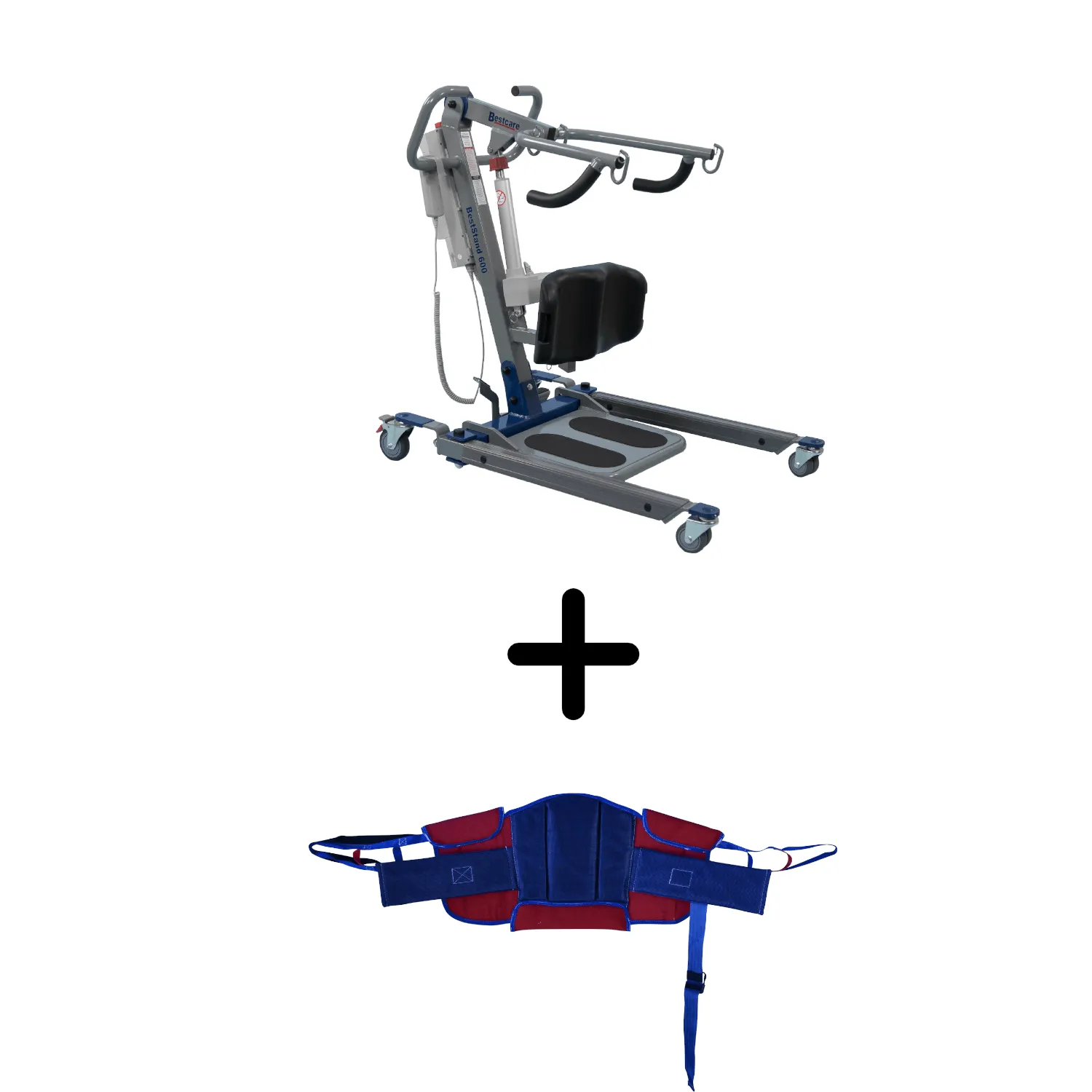 Bestcare SA600 Full Electric Stand Assist (Sit-to-Stand) Patient Lift 600lb