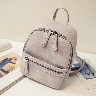 Candy color Korea school style Backpack for Women