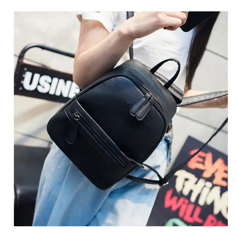 Candy color Korea school style Backpack for Women
