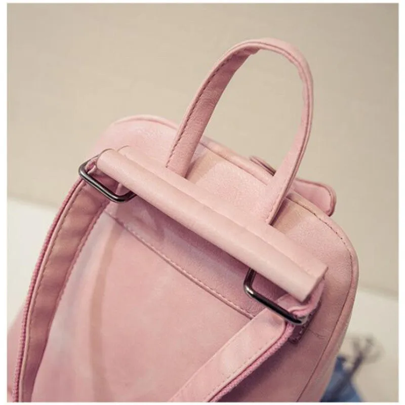Candy color Korea school style Backpack for Women