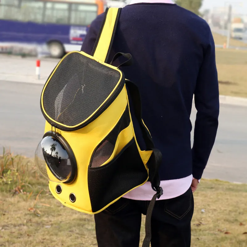 Cat or Dog Space Capsule Backpack