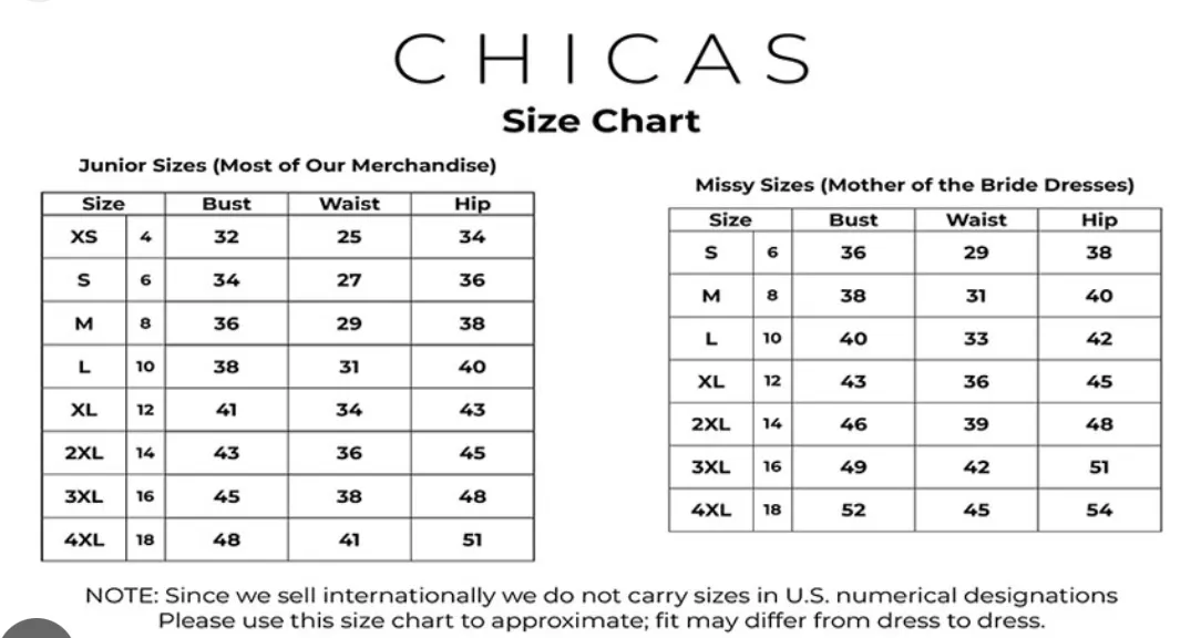 Chicas Evening Gown C823