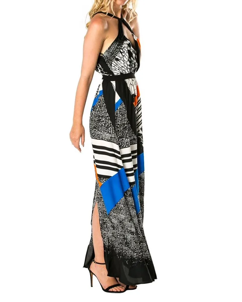 Crossed Front Maxi Dress
