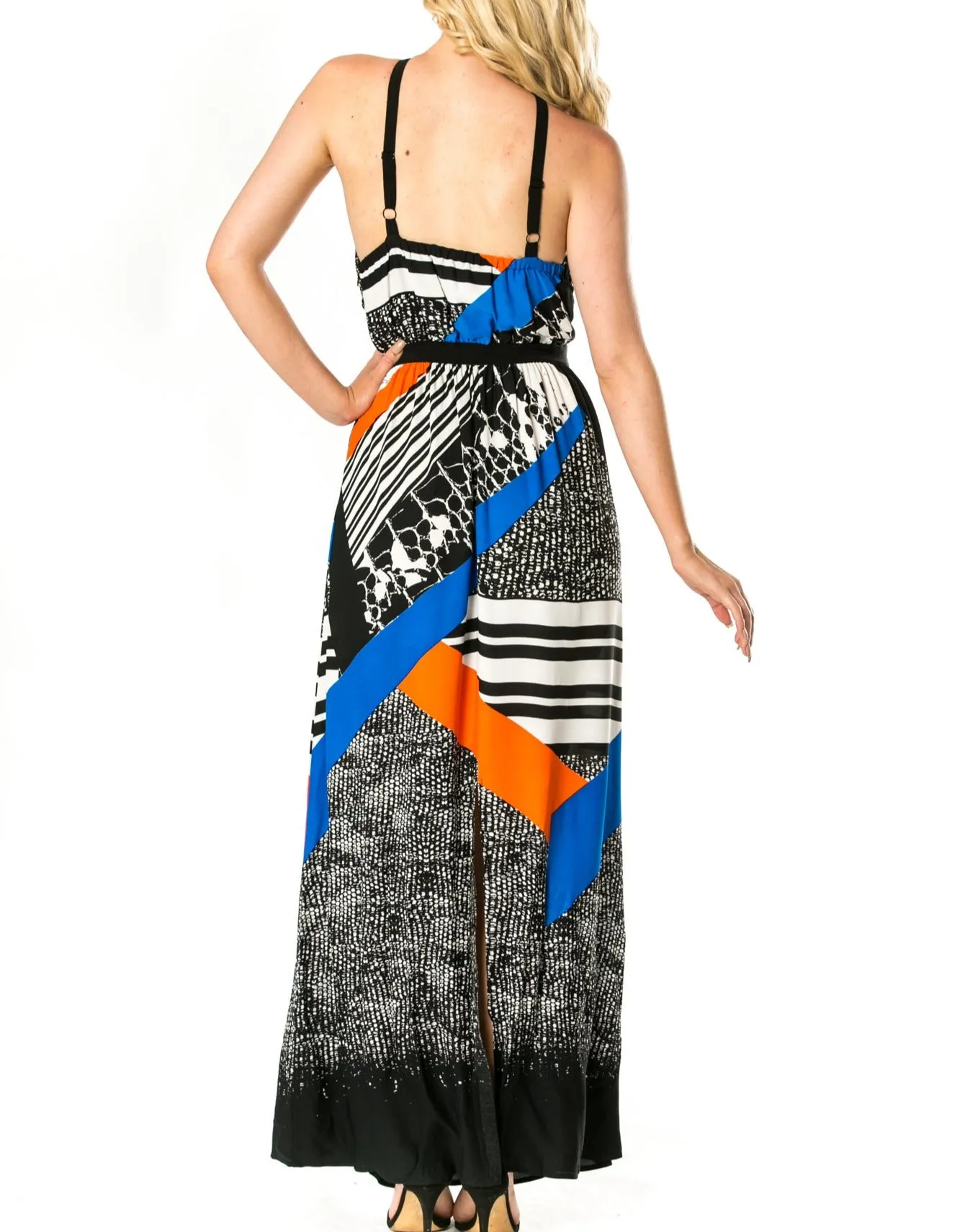 Crossed Front Maxi Dress