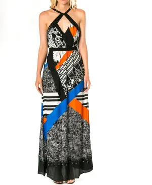 Crossed Front Maxi Dress