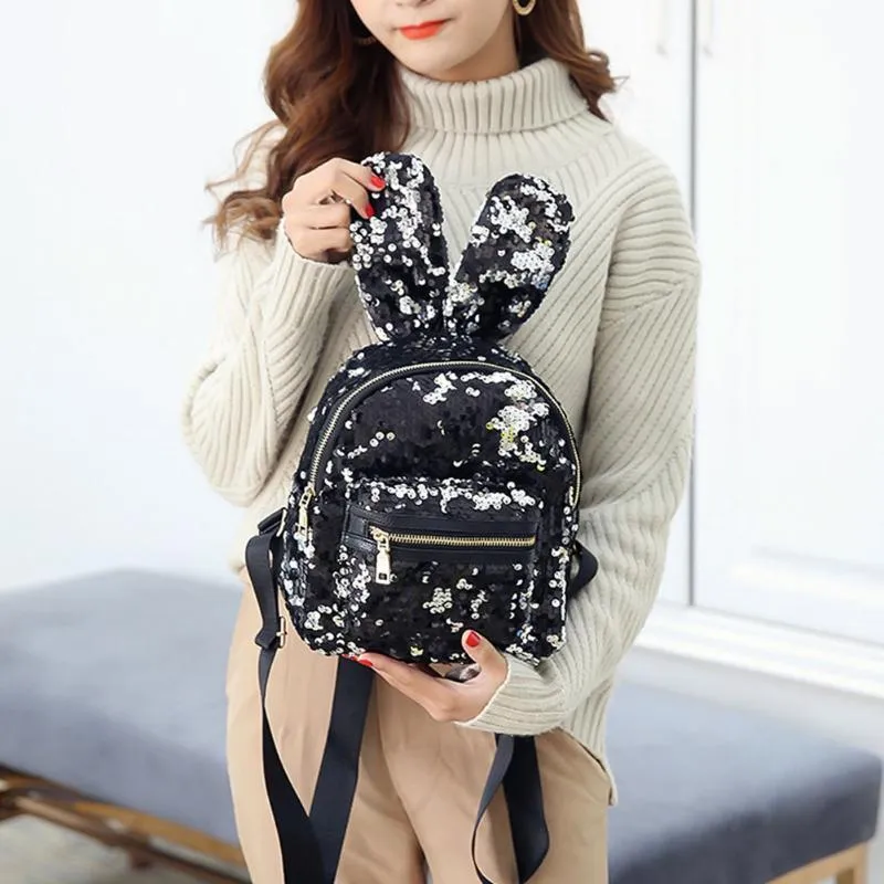 Cute Shiny Rabbit Ears Shoulder Bag