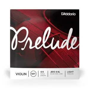 D'Addario Prelude Violin String Set 4/4 Size - Light