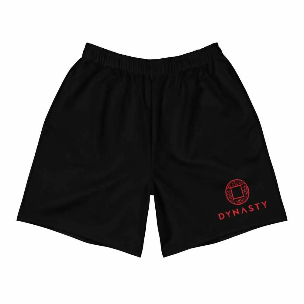 Dynasty Emblem Active Training Workout Shorts (Black)