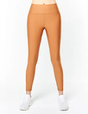 easyoga LESPIRO Groovon's Inwards Gym Tights - C10 Caramel Brown