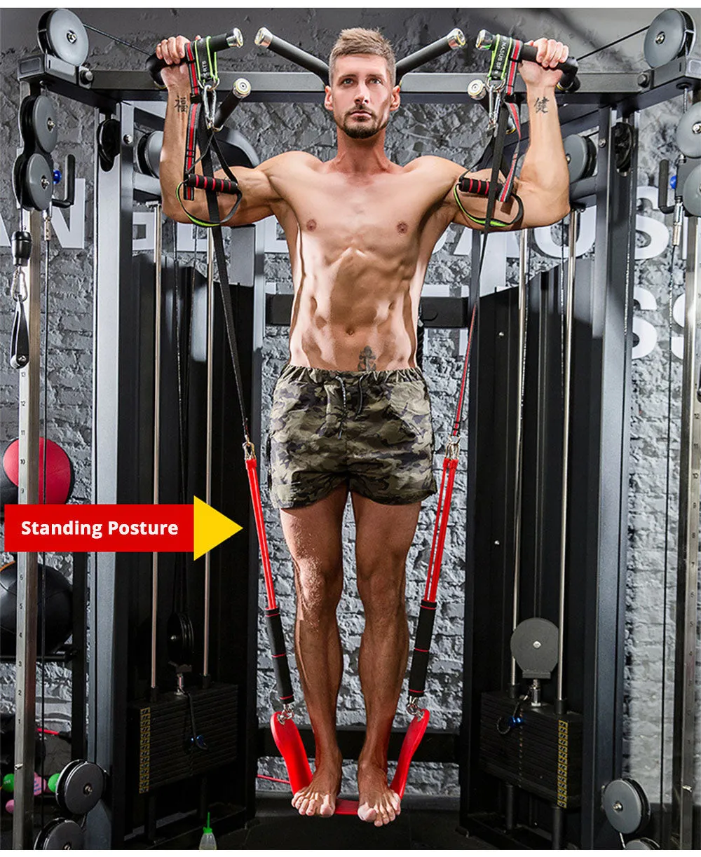 Elastic Resistance Band Pull up Bar Slings Straps Sport Fitness door horizontal bar Hanging Belt Chin Up Bar Arm Muscle Training