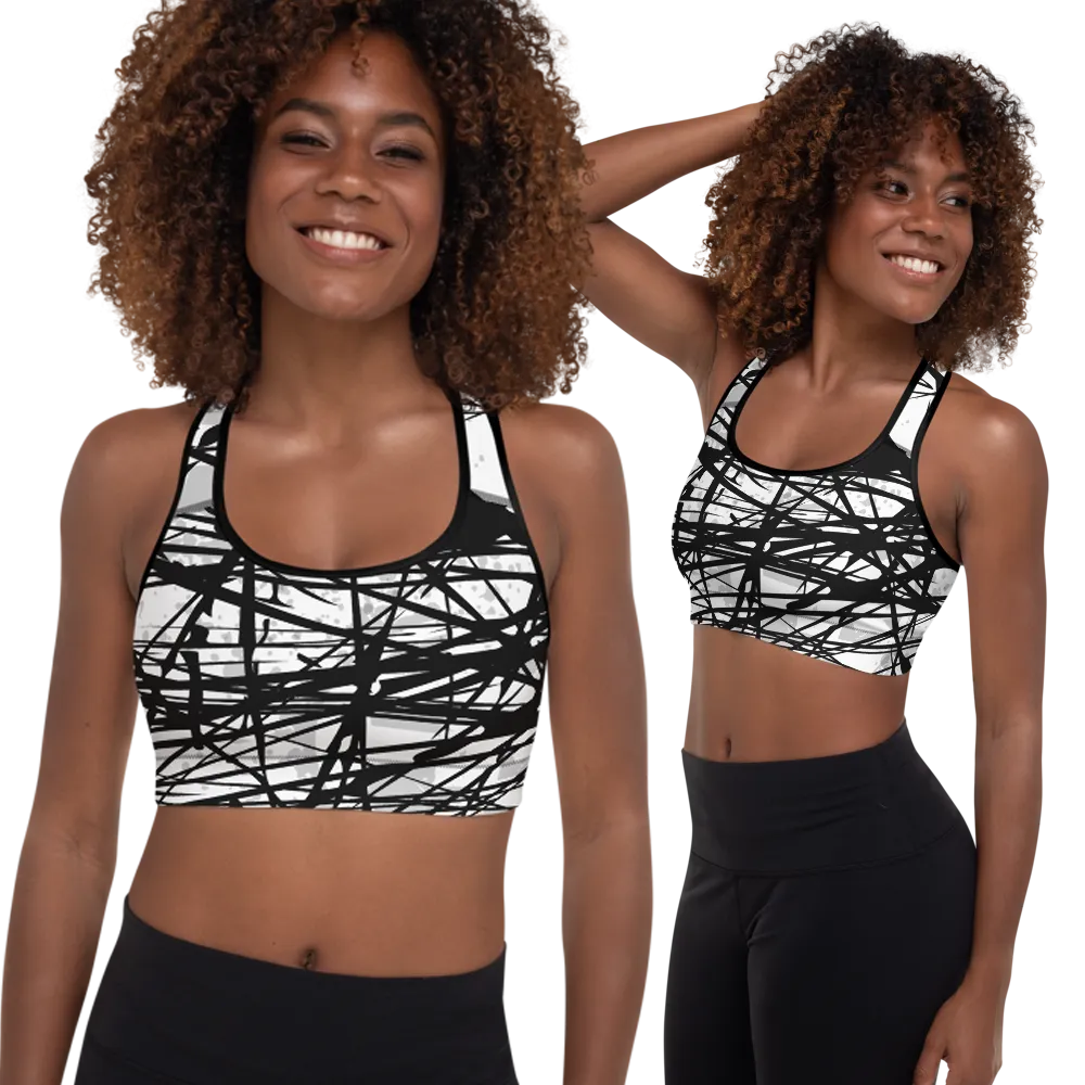 Fit Bitch - Sports Bra - ZZ Stripes
