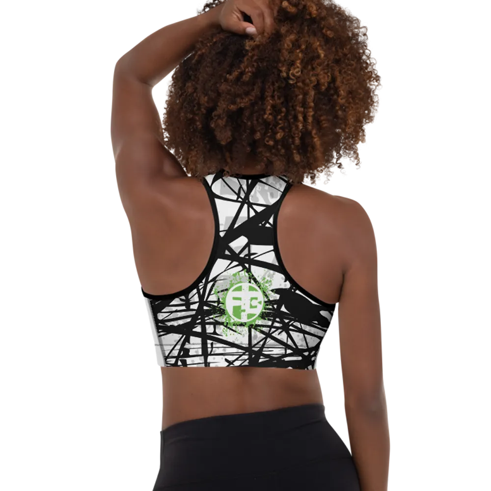 Fit Bitch - Sports Bra - ZZ Stripes