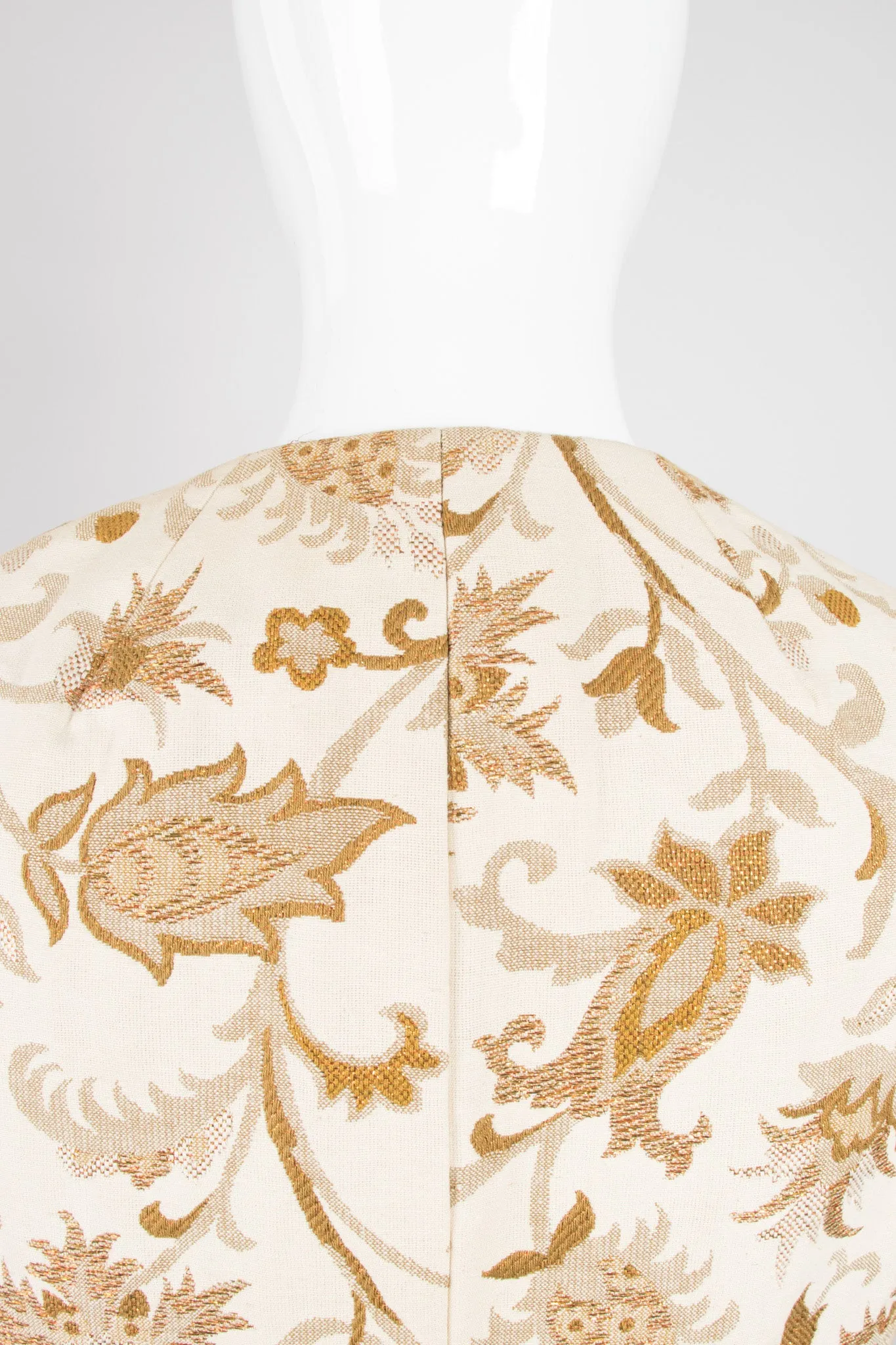 Floral Brocade Vest & Pant Set
