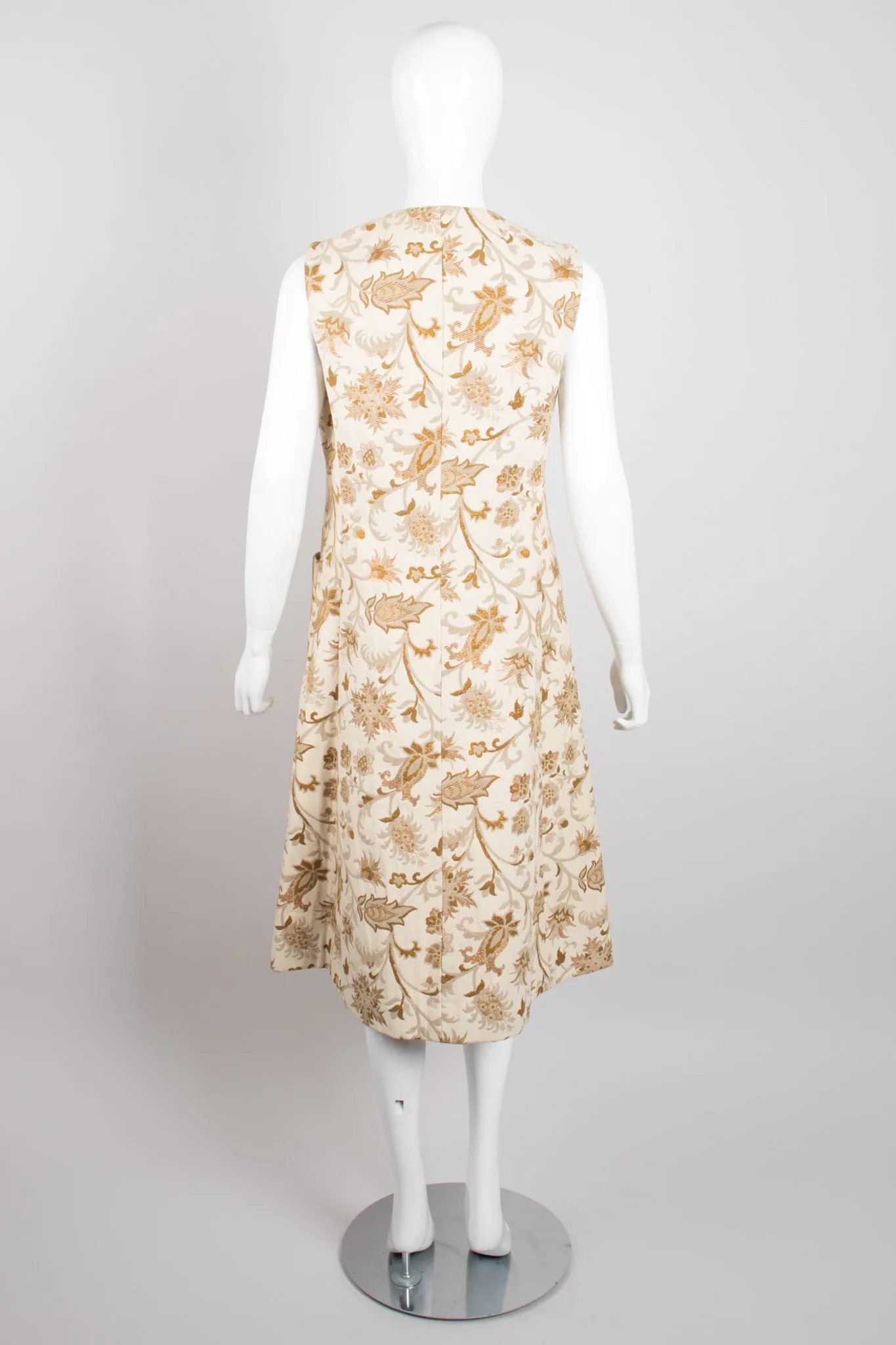 Floral Brocade Vest & Pant Set