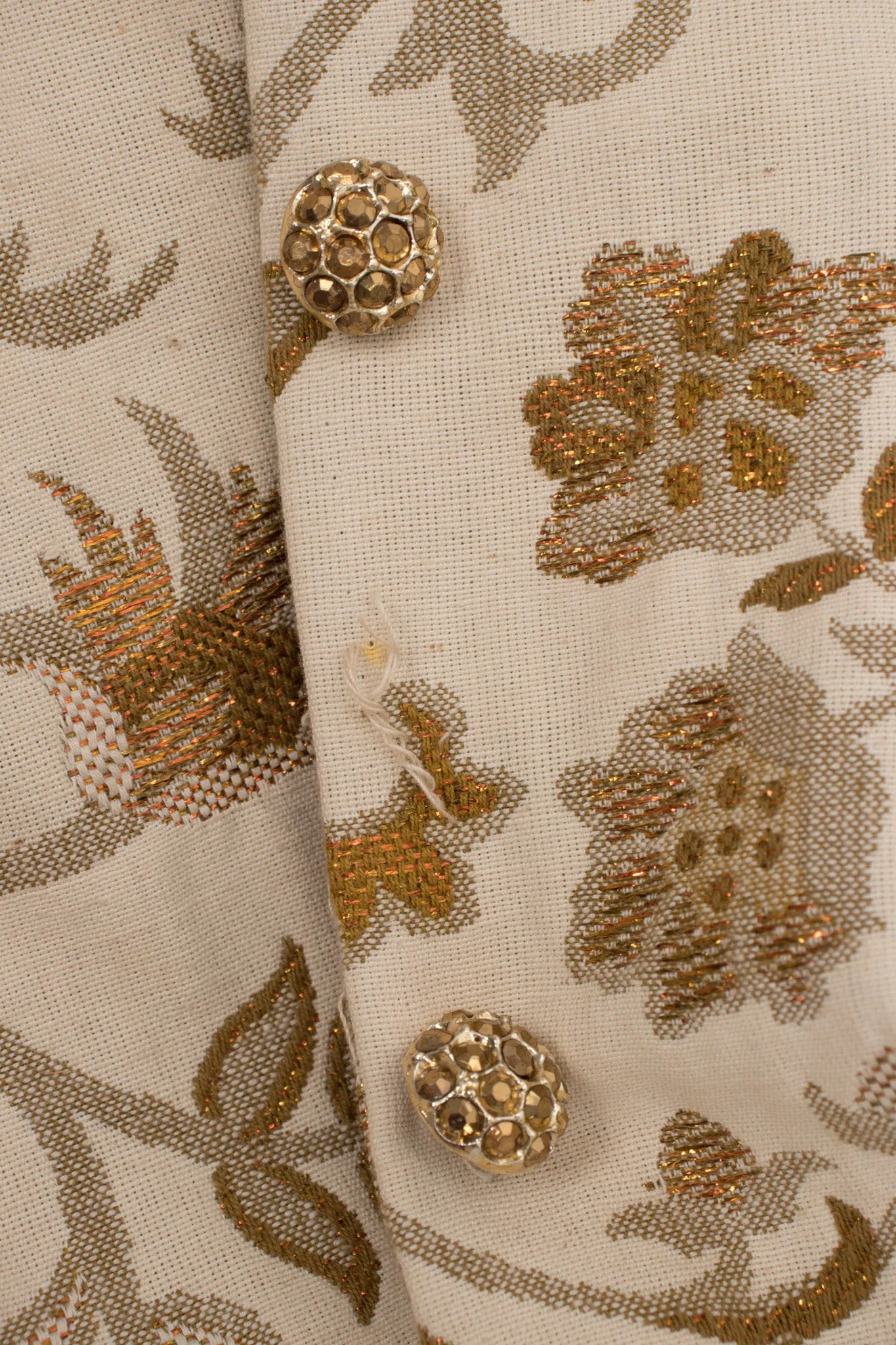 Floral Brocade Vest & Pant Set