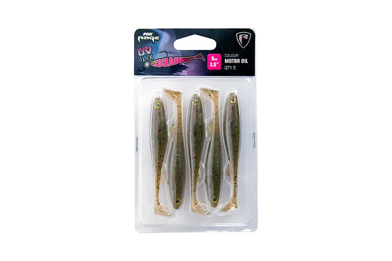 Fox Rage Slick Shad Motor Oil UV Packs