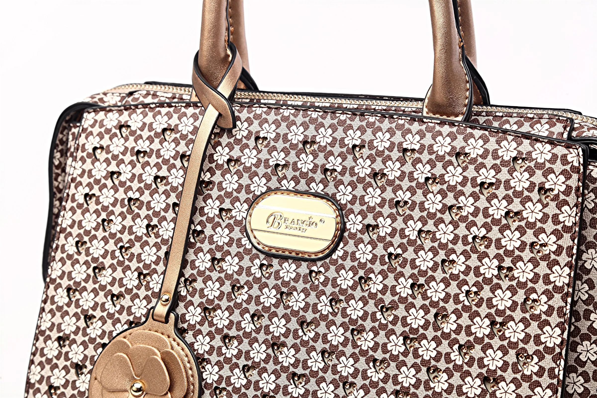 Galaxy Stars Crystal Stud Clover Tote Bag [RL3258]
