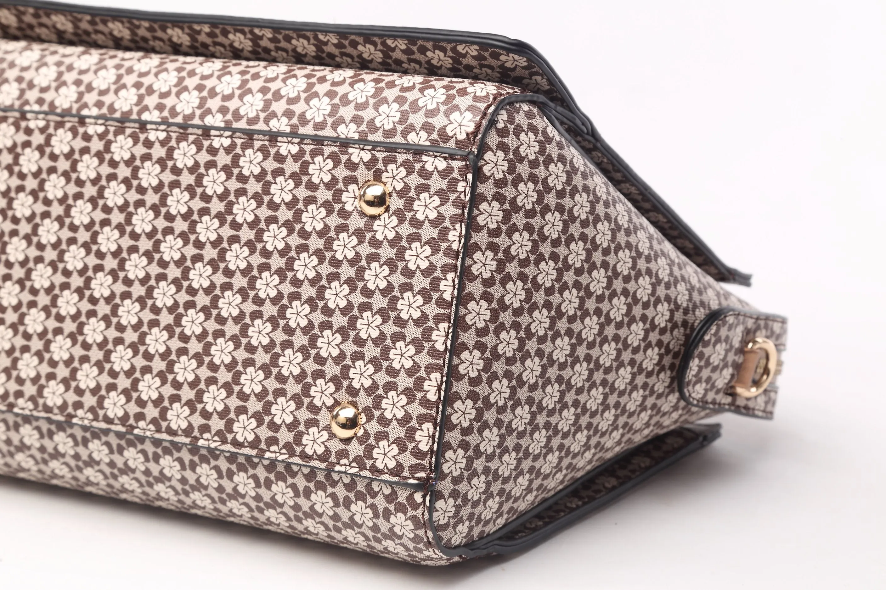 Galaxy Stars Crystal Stud Clover Tote Bag [RL3258]