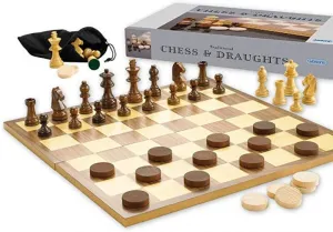 Gibsons Chess & Draughts Set