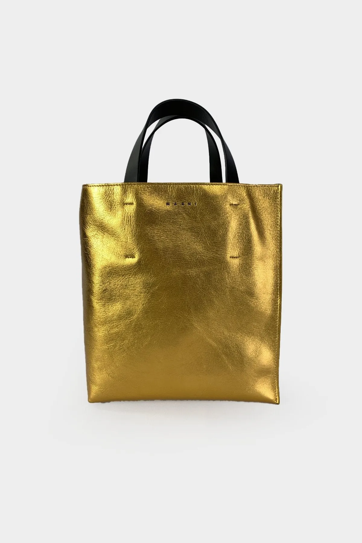 Gold and Green Tumbled Leather Museo Soft Bag