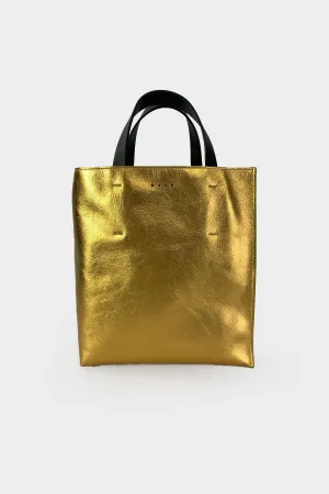 Gold and Green Tumbled Leather Museo Soft Bag