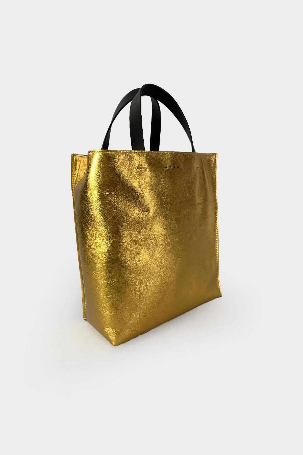 Gold and Green Tumbled Leather Museo Soft Bag