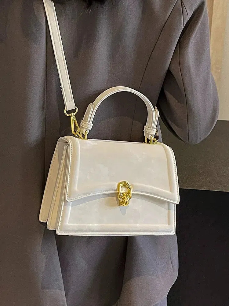 Gold Buckle Small Handbag