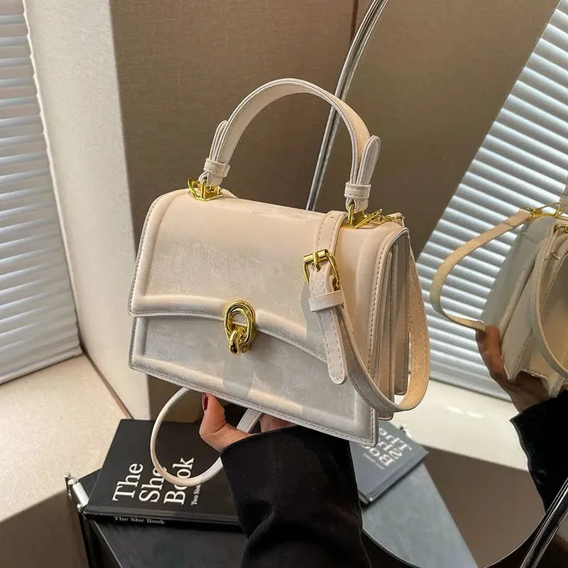 Gold Buckle Small Handbag