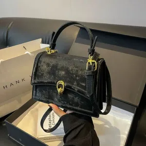 Gold Buckle Small Handbag