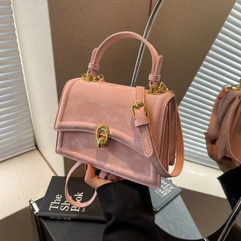 Gold Buckle Small Handbag