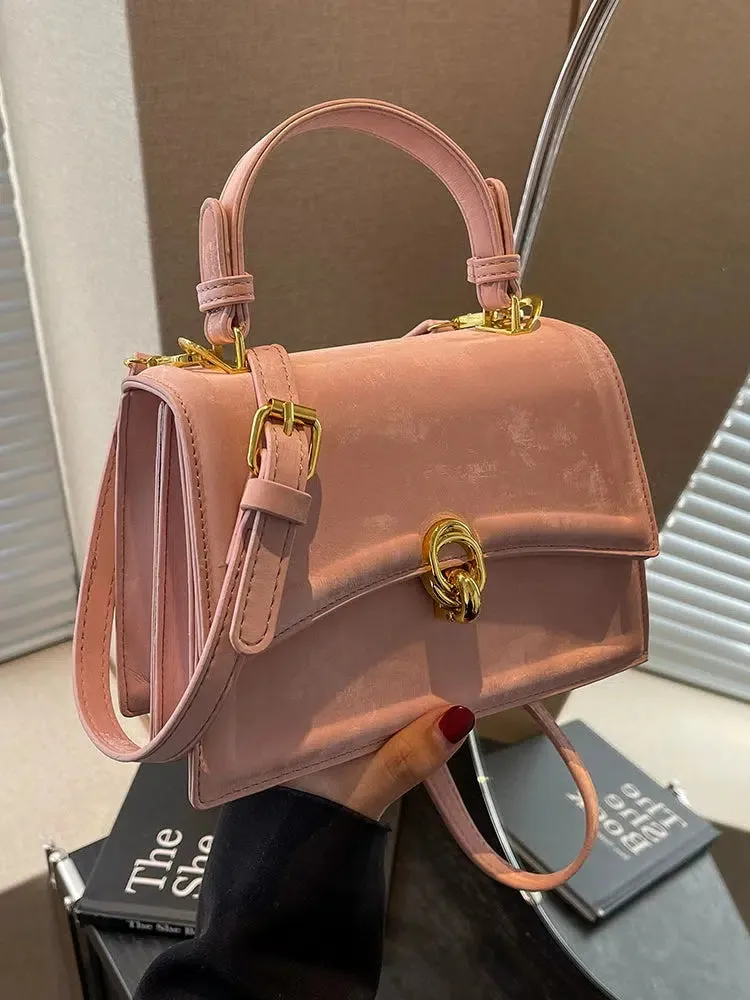 Gold Buckle Small Handbag
