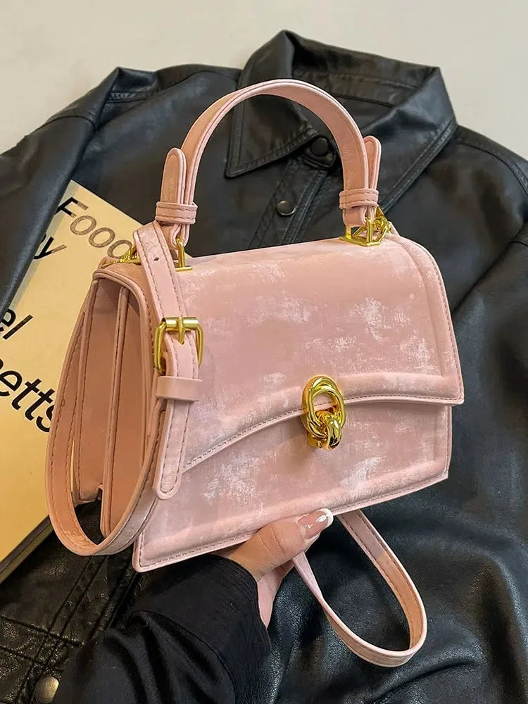 Gold Buckle Small Handbag