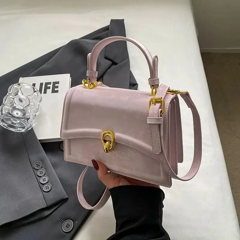Gold Buckle Small Handbag