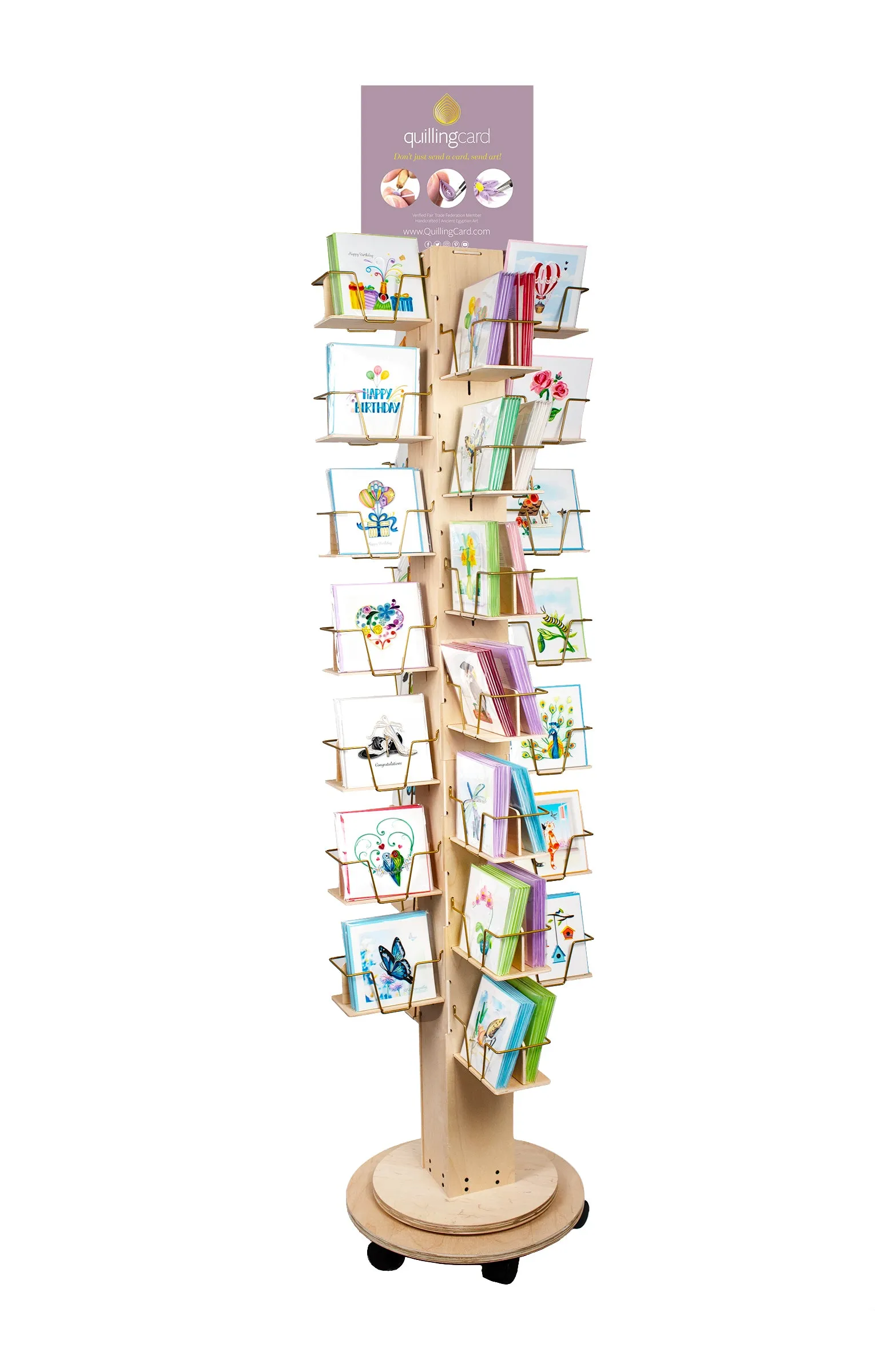 Greeting Card 56-Pocket Floor Display