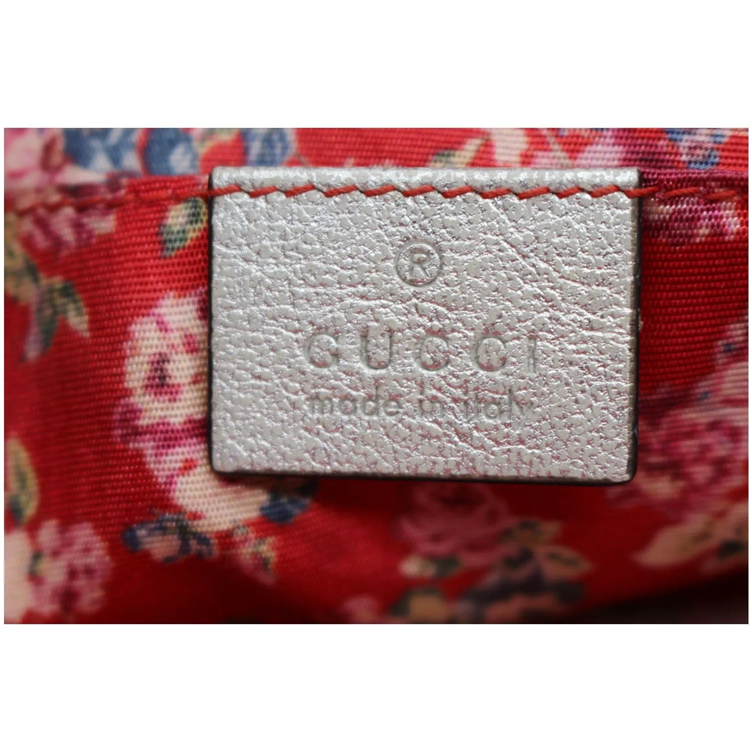 GUCCI GG Small Quilted Leather Shoulder Bag Metallic Silver 541051