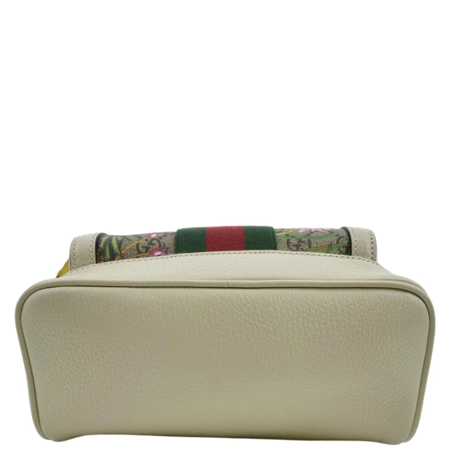 GUCCI Ophidia GG Flora Small Supreme Canvas Backpack Bag Beige 547965