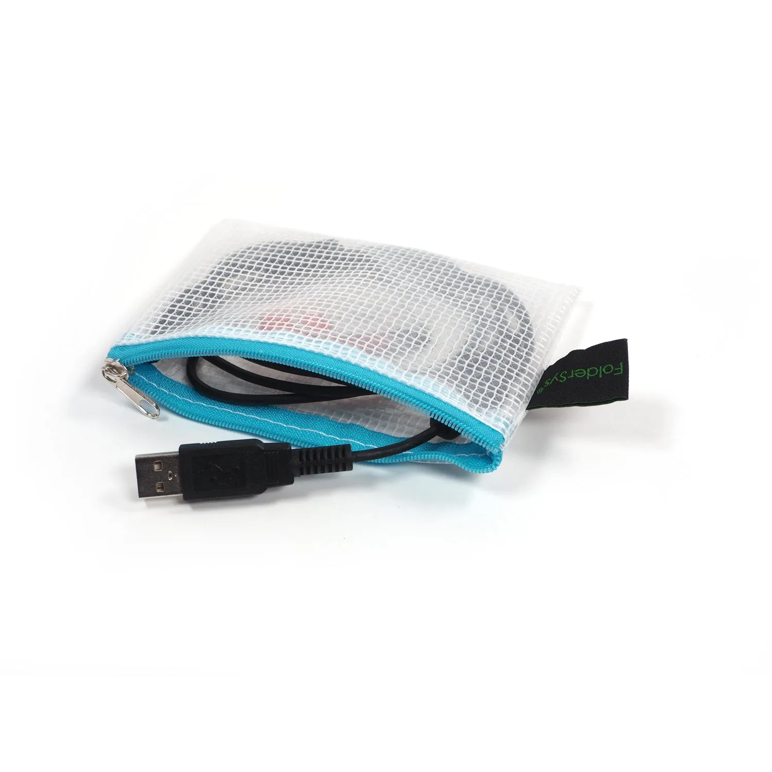 Handy zippered pouch, transparent EVA (PVC-free) DIN A7