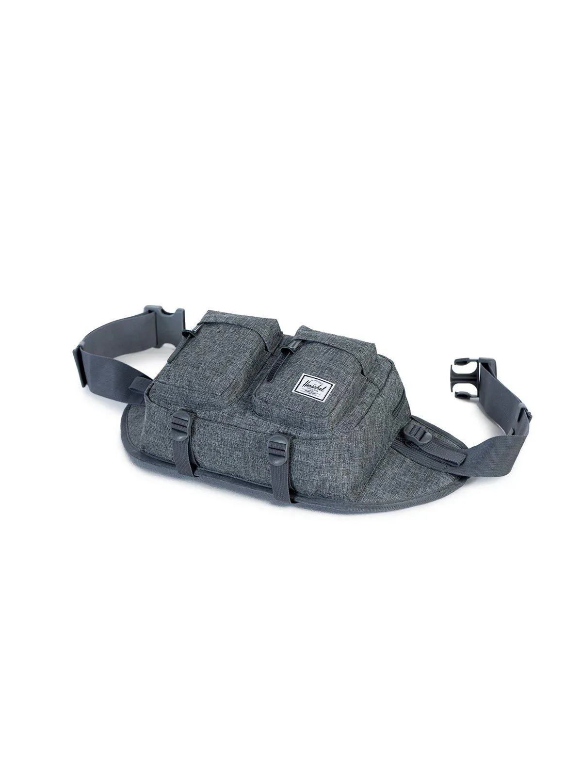 Herschel Eighteen Hip Pack 600D Poly Raven Crosshatch 6L