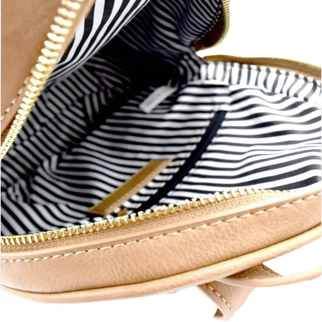 Ice Cream Backpack Fashion Zipper Closure with Matching Wallet and Gold Tone Hardware