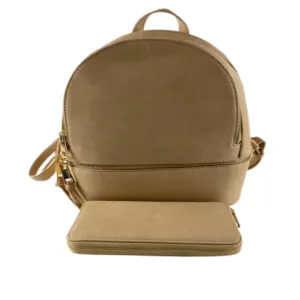 Ice Cream Backpack Fashion Zipper Closure with Matching Wallet and Gold Tone Hardware